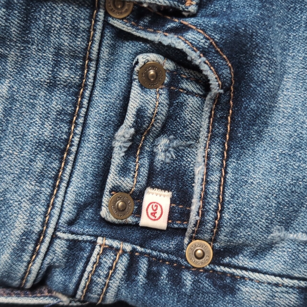 AG Adriano Goldschmied Mari Mid-Rise Slim Straight Jeans - Picture 13 of 14